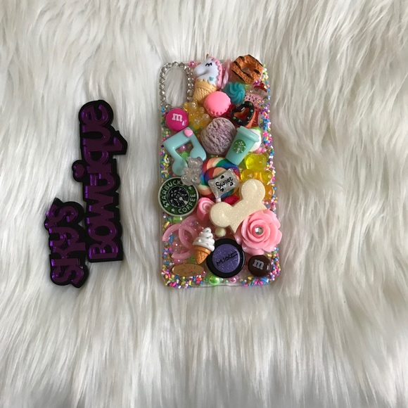 Accessories - iPhone X 3D Bling Chunky Case Cover